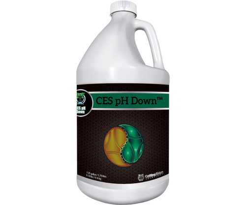 Hydrofarm CES3604 Cutting Edge Solutions pH Down, 1 gal, case of 4 CES3604 or Cutting Edge Solutions