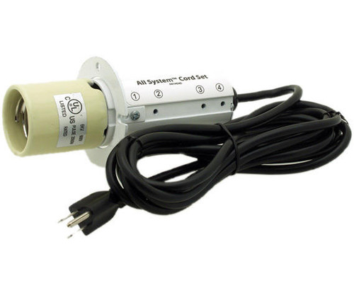 Hydrofarm CS53520 All System Cord Set w/15 120V Power Cord for use with compact fluorescents CS53520 or Hydrofarm