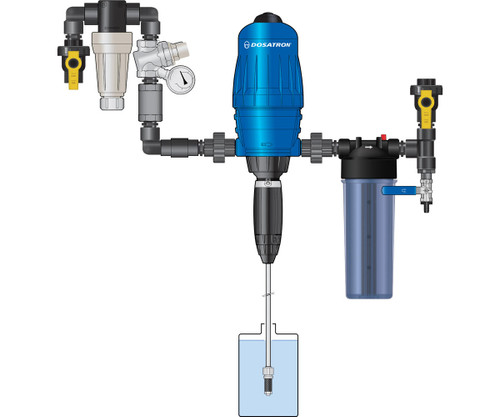 Hydrofarm DSIPKIMC Dilution Solutions Industrial Plumbing Kit with Mixing Chamber IPK, 14 GPM DSIPKIMC or Dilution Solutions / Dosatron