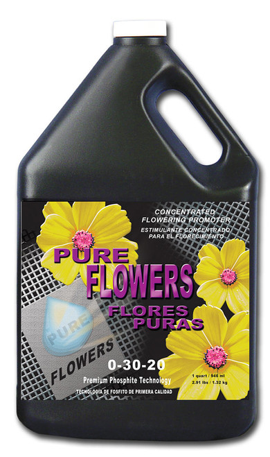 Hydrofarm EH6010 Pure Flowers 0-30-20, 1 qt EH6010 or Natures Nectar / Higrocorp