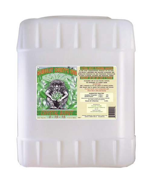 Hydrofarm ETBURST5GAL Crystal Burst, 5 gal ETBURST5GAL or Emerald Triangle