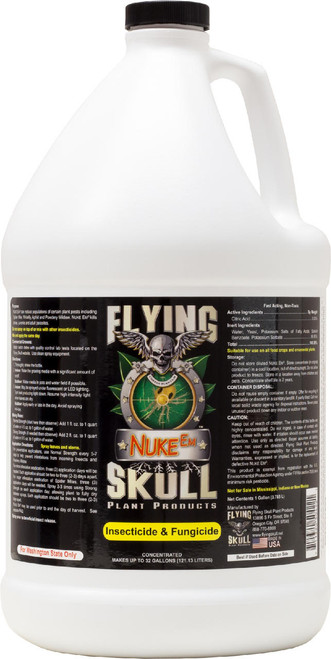 Hydrofarm FS832W Flying Skull Nuke Em Washington Label, 1 gal FS832W or Flying Skull