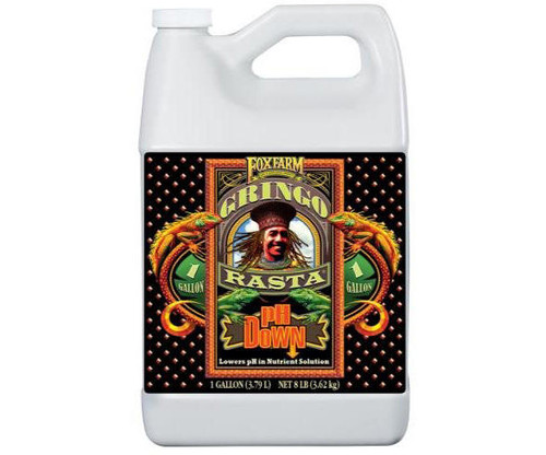 Hydrofarm FX14274 FoxFarm Gringo Rastaandreg; pH Down Liquid, 1 gal FX14274 or FoxFarm