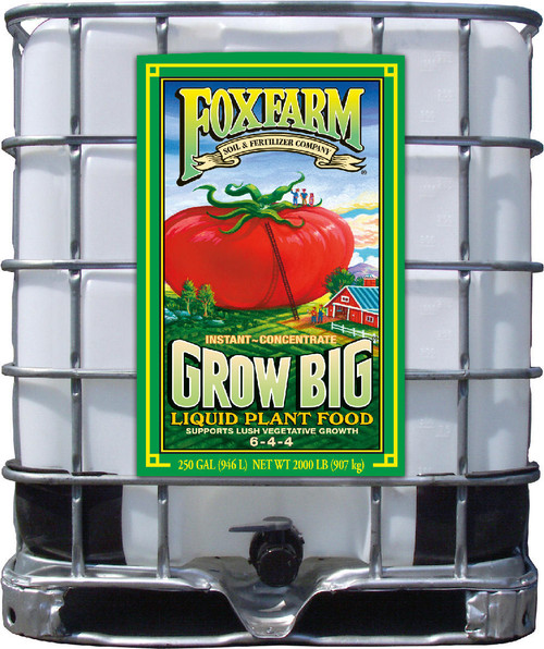 Hydrofarm FX14419 FoxFarm Grow Bigandreg; Liquid Concentrate, 250 gal FX14419 or FoxFarm