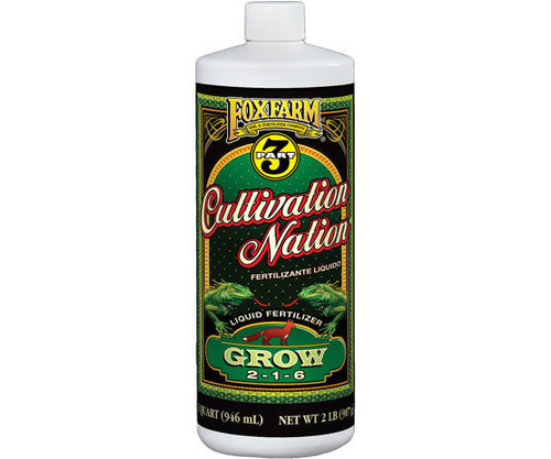 Hydrofarm FX14720 FoxFarm Cultivation Nationandtrade; Grow, 1 qt FX14720 or FoxFarm