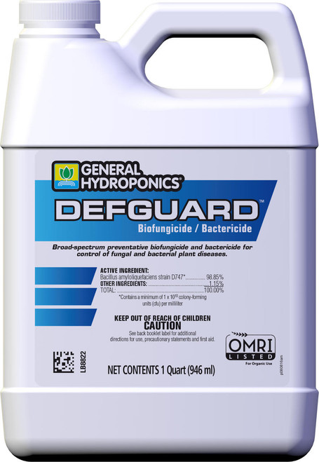 Hydrofarm GH2132 GH Defguard Biofungicide / Bactericide, 1 qt GH2132 or General Hydroponics