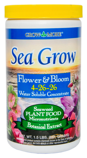 Hydrofarm GR26061 Grow More Sea Grow Flower and Bloom, 1.5 lbs GR26061 or Grow More