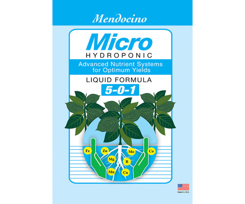 Hydrofarm GR9607 Grow More Mendocino Micro 5-0-1, 1 gal GR9607 or Grow More