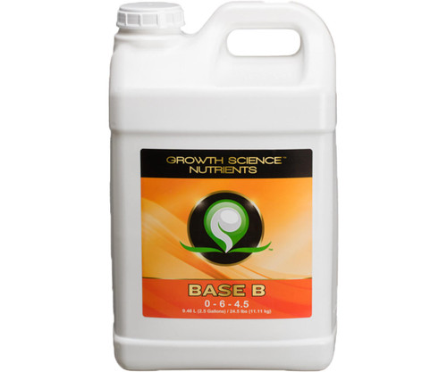 Hydrofarm GSCBB2.5G Growth Science Nutrients Base B, 2.5 gal GSCBB2.5G or Growth Science