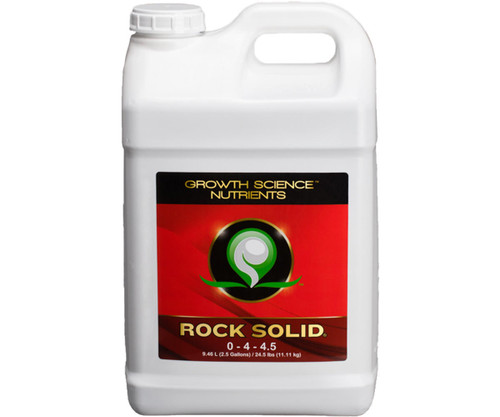 Hydrofarm GSCRS2.5G Growth Science Nutrients Rock Solid, 2.5 gal GSCRS2.5G or Growth Science