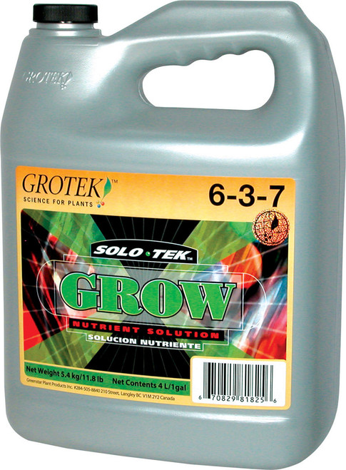 Hydrofarm GT10104363 Solo Tek Grow, 1 L GT10104363 or Grotek