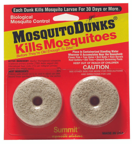 Hydrofarm HGMODU2 Mosquito Dunks, 2 per card HGMODU2 or Summit Chemical Company