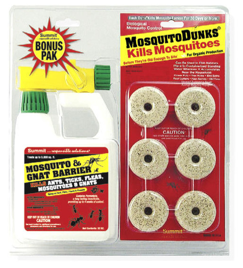 Hydrofarm HGMODUG Mosquito Dunk Gnat Twin Combo Pack HGMODUG or Summit Chemical Company