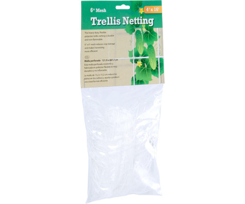 Hydrofarm HGN164 Trellis Netting 6 Mesh, non-woven, 4 x 16 HGN164 or Hydrofarm