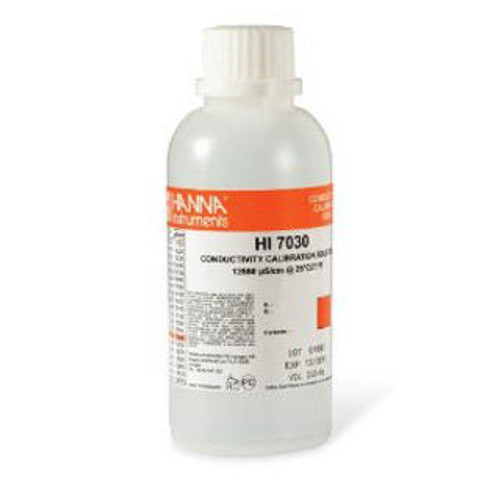 Hydrofarm HI7030M Hanna 12880 and#956;S/cm Conductivity Solution, 230 ml HI7030M or Hanna Instruments