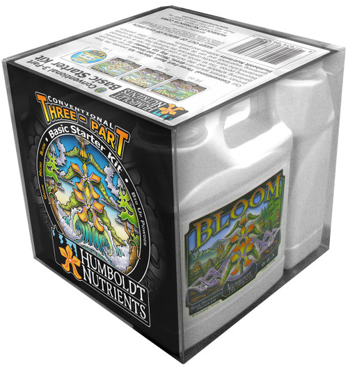 Hydrofarm HNBK3P400 Humboldt Nutrients 3-Part Box Starter Kit HNBK3P400 or Humboldt Nutrients