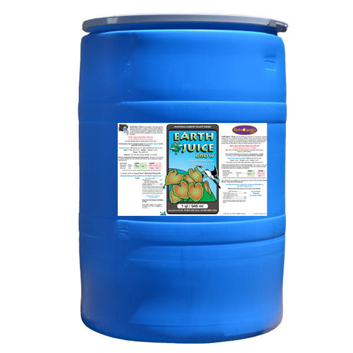 Hydrofarm HOJ03701 Earth Juice Grow, 55 gal drum HOJ03701 or Hydro Organics / Earth Juice