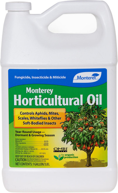 Hydrofarm MBR5037 Monterey Garden Horticultural Oil, 1 gal MBR5037 or Monterey Lawn and Garden Products