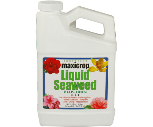 Hydrofarm MCIRONQT Maxicrop Liquid Seaweed Plus Iron, 1 qt MCIRONQT or MaxiCrop