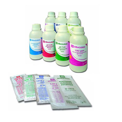 Hydrofarm MI10031P Milwaukee Instruments 1413 microsiemens/cm Calibration Solution, 20 ml Sachets, case of 25 MI10031P or Milwaukee Instruments Hydrofarm MI10031P Milwaukee Instruments 1413 microsiemens/cm Calibration Solution, 20 ml Sachets, case of 25 MI10031P or Milwaukee Instruments