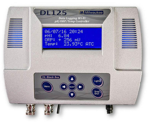 Hydrofarm MIDL125 pH/ORP/Temp/Data logging Controller with Wi-fi MIDL125 or Milwaukee Instruments