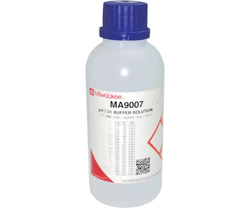 Hydrofarm MIMA9007 Milwaukee Instruments pH 7.01 Solution, 230 ml MIMA9007 or Milwaukee Instruments