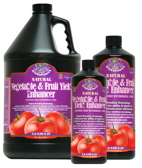 Hydrofarm ML21345 Microbe Life Microbe Life Vegetable and Fruit Yield Enhancer, 1 pt ML21345 or Microbe Life Hydroponics