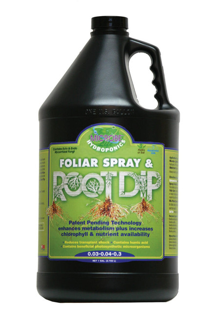 Hydrofarm ML21349 Microbe Life Foliar Spray and Root Dip, 1 qt ML21349 or Microbe Life Hydroponics