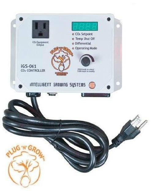 Hydrofarm NBIGS061 iGS-061 CO2 Smart Controller with High-Temp shutoff NBIGS061 or Intelligent Growing Systems Plug and Grow