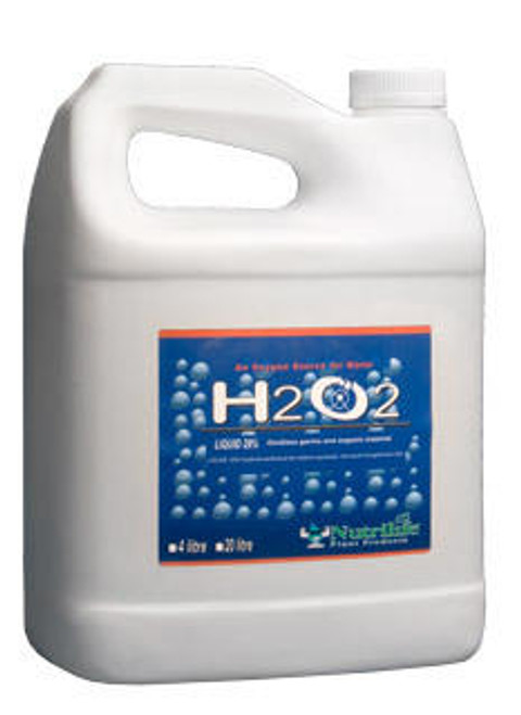 Hydrofarm NLHP4L H2O2 Hydrogen Peroxide, 29percent, 4 L, case of 4 NLHP4L or Nutrilife Products