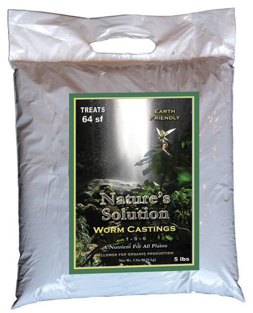 Hydrofarm NTWC5 Natures Solution Organic Worm Castings, 5 lbs NTWC5 or Natures Solution