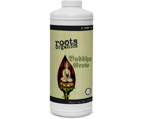 Hydrofarm ROBGQ Roots Organics Buddha Grow, 1 qt ROBGQ or Roots Organics