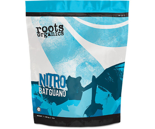 Hydrofarm RONB9 Roots Organics Nitro Bat Guano, 9 lbs RONB9 or Roots Organics