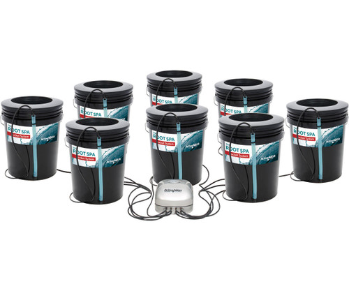 Hydrofarm RS5GAL8SYS Active Aqua Root Spa 5 gal 8 Bucket System RS5GAL8SYS or Active Aqua