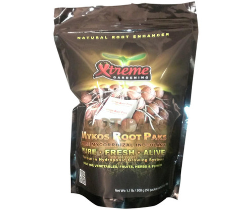 Hydrofarm RT4201 Xtreme Mykos Root Packs Pure Mycorrhizal Inoculum, 1.1 lbs, 50 Packs RT4201 or Xtreme Gardening / RTI