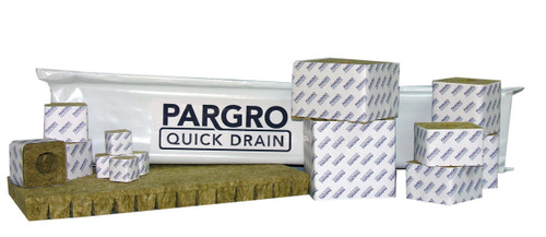 Hydrofarm RW106700W Pargro Quick Drain Cube, 1.5, Wrapped, case of 1170 RW106700W or Pargro