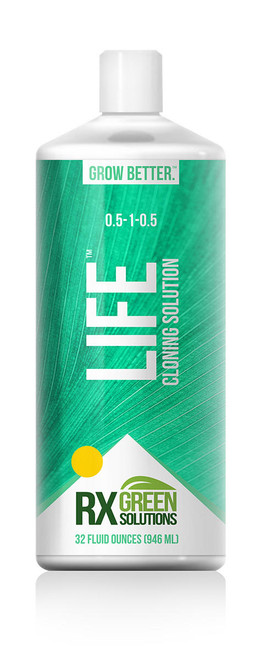 Hydrofarm RXLF1032 Rx Green Solutions LIFE Cloning Solution, 32 oz RXLF1032 or Rx Green Solutions