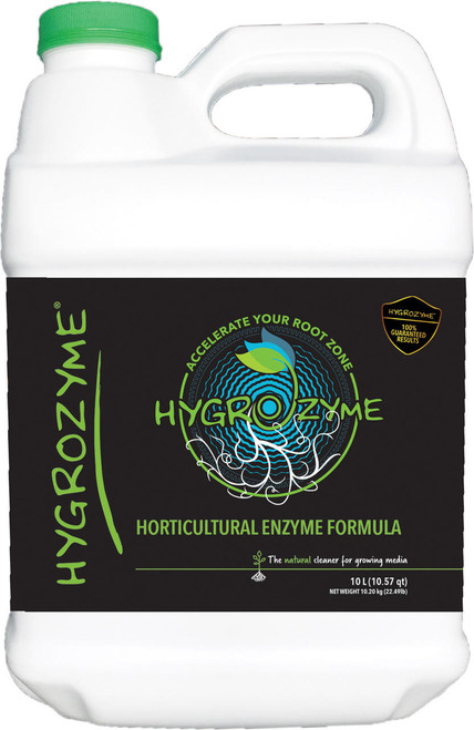 Hydrofarm SIPHYGRO10L Hygrozyme Horticultural Enzyme Formula, 10 L SIPHYGRO10L or Hygrozyme