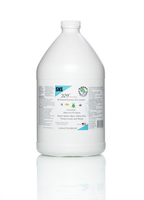 Hydrofarm SN209GAL SNS 209 Systemic Pest Control Concentrate, 1 gal SN209GAL or Sierra Natural Science