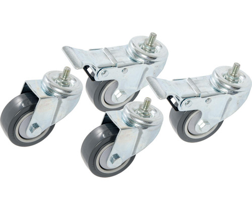 Hydrofarm VGS100 Casters for VGS300 and VGS600 Vertical Grow Shelf Systems, pack of 4 VGS100 or Active Aqua