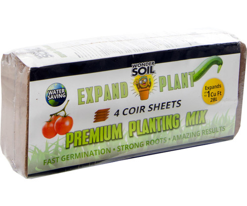 Hydrofarm WS10040 Wonder Soil Expand and Plant Premium Soil Sheets, pack of 4 WS10040 or Wonder Soil