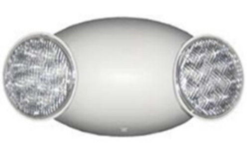 Big Beam Emergency Lighting 2COBW-H-RC-SD Plastic Commercial Grade Emergency Lighting 2COBW-H-RC-SD LED Emergency Light with High Output, Remote Capability, and Self-Diagnostic or 2COBW-H-RC-SD or BIGBEAM