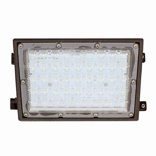 LED NON-CUTOFF SECOND GENERATION WALL PACKS Die-cast aluminum with powder coat finish 70,000 hours Bottom LED array ensures seamless coverage in proximity of the fixture | WML2-28W-50K-HL-SM | Options Available: Battery Backup, Photocell, Fixture Col