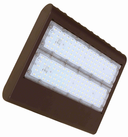 LED HIGH LUMEN LF3 FLOOD LIGHT SERIES Die-cast aluminum with powder coat finish 70,000 hours With snap-on & bolt mounting options for one-person  | LF3-HL-150W-40K-480V | Options Available: Battery Backup, Photocell, Fixture Color, Motion Sensor | We