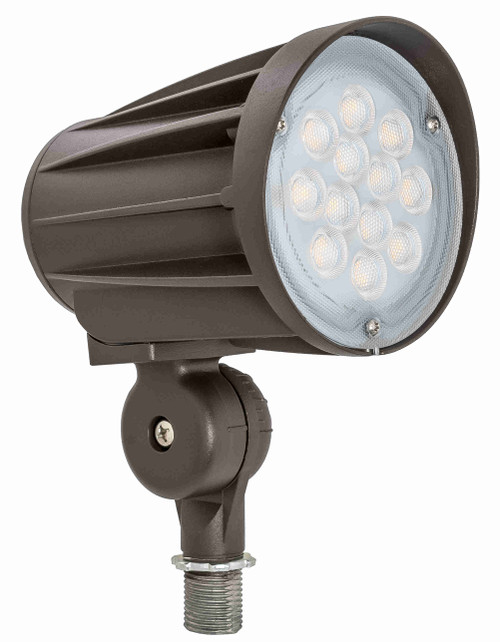 LED BULLET FLOOD LIGHTS WITH KNUCKLE Die-cast aluminum with powder coat finish 70,000 hours  | FLD2-28CW-KN | Options Available:  | Westgate