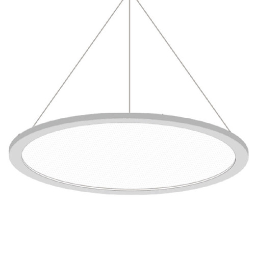 Westgate SRPL-40W-40K-D LED Suspended Up/Down Clear Round Panel Light | Westgate at lightingandsupplies.com