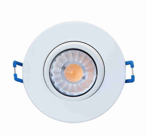 3" ROUND ADJUSTABLE RECESSED LIGHT, 120V, 8W, 550LM, 5000K, CRI90, DIMMABLE Die-cast Aluminum  -   | RDL3S-ADJ-50K-WH | Options Available:  | Westgate