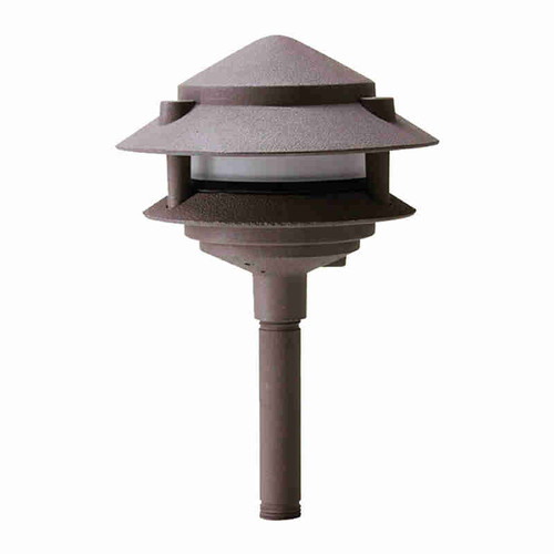 12V LED PAGODA LIGHTS Die-cast Aluminum   | AA-145-BR | Options Available:  | Westgate