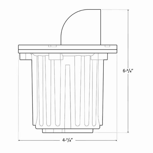 Westgate WL-701-FGBZ Adjustable Fg/Brass Shroud Well Light Antique, 5W LED Mr16 400L 3000K | Westgate at lightingandsupplies.com