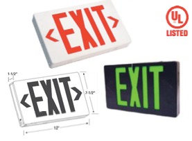 LED EXIT SIGN   -   | XT-GB-EM | Options Available:  | Westgate